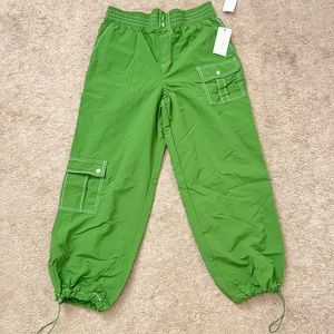 Green Parachute Pants